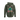 Hashies Alien Series 1 Hoodie in Bottle Green – 65/35 UltraSoft peach-finish fleece, 3-panel waffle-lined hood, detailed DTG Hashie with pink extraterrestrials back design, kangaroo pocket, integrated thumbholes.