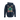 Hashies Alien Series 1 Hoodie in Deep Sea Blue – 65/35 UltraSoft peach-finish fleece, structured hood, vivid DTG intergalactic jungle scene on back, discreet tech sleeve, ribbed hem and cuffs.