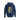 Hashies Cyborg Hoodie in Deep Sea Blue – 65/35 UltraSoft peach-finish fleece, structured hood, high-definition DTG half-robot character print, hidden tech sleeve, ribbed cuffs.