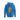 Hashies Inside Out Print Hoodie in Malibu Blue – premium 65/35 UltraSoft peach-finish fleece, structured 3-panel waffle-lined hood, vivid DTG half-skeleton back graphic, hidden tech sleeve, ribbed thumbhole cuffs.
