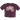 Hashies Retro Logo Crop Top in Mulberry – plush combed cotton, flattering cropped fit, vivid DTG 70s-style logo and floral motif, limited-edition.