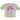 Hashies Unicorn Crop Top in Sage Green – soft combed cotton, cropped waist, vivid DTG neon unicorn, pixelated spheres and palm tree accents, durable hem