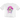 Hashies Unicorn Crop Top in White – lightweight combed cotton, neon DTG arcade-inspired unicorn graphic, palm tree silhouettes, breathable for summer layering.