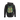 Hashies Psychedelic Series 3 Hoodie in Black – premium UltraSoft 330 gsm fleece, 3-panel waffle-lined hood, striking DTG neon fractal & cosmic unicorn backprint, kangaroo pocket, thumbhole cuffs.