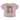 Angled view of the Hashie’s® Ramen Crop Top in lilac, featuring a kimono plushie enjoying noodles. Retro Japanese styling with a cute twist.